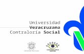 Universidad  Veracruzana Contraloría  Social