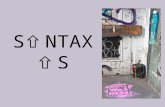 S  NTAX  S