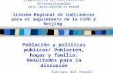 Población y políticas públicas/ Población, hogar y familia: Resultados para la discusión