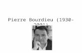 Pierre  Bourdieu  (1930-2001)