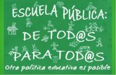 RECORTES EDUCATIVOS EN ANDALUCÍA