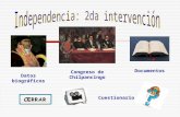 Independencia: 2da intervención