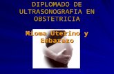 DIPLOMADO DE ULTRASONOGRAFIA EN OBSTETRICIA Mioma Uterino y Embarazo