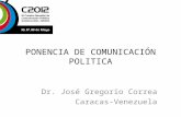 PONENCIA DE COMUNICACIÓN POLITICA
