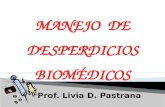MANEJO  DE DESPERDICIOS BIOMÉDICOS