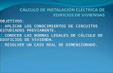 CÁLCULO DE INSTALACIÓN ELÉCTRICA DE EDIFICIOS DE VIVIENDAS