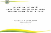 UNIVERSIDAD DE NARIÑO FACULTAD DE CIENCIAS DE LA SALUD PROGRAMA PROMOCIÓN DE LA SALUD