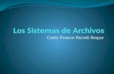 Los Sistemas de Archivos