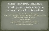 Seminario de habilidades tecnológicas para las ciencias económico-administrativas