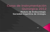 Curso de Instrumentación Quirúrgica  2012