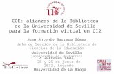 COE: alianzas de la Biblioteca de la Universidad de Sevilla para la formación virtual en CI2