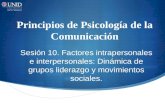 Principios de  Psicología  de la  Comunicación