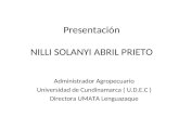 Presentación NILLI SOLANYI ABRIL PRIETO