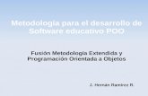 Metodología para el desarrollo de Software educativo POO