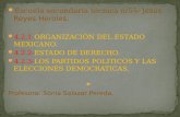 Escuela secundaria técnica n/55-  Jesús Reyes Heroles . 4.2.1- ORGANIZACIÓN DEL ESTADO MEXICANO.