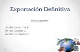 Exportación Definitiva