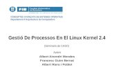 Gestió De Processos En El Linux Kernel 2.4
