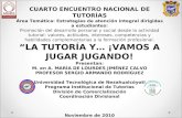 CUARTO ENCUENTRO NACIONAL DE TUTORÍAS