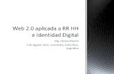 Web 2.0 aplicada a RR HH e Identidad Digital