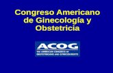 Congreso  Americano de  Ginecología  y  Obstetricia