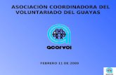 ASOCIACIÓN COORDINADORA DEL VOLUNTARIADO DEL GUAYAS