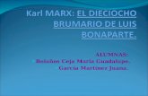 Karl MARX:  EL DIECIOCHO BRUMARIO DE LUIS BONAPARTE.