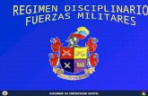 REGIMEN DISCIPLINARIO  FUERZAS MILITARES