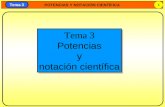 Tema 3 Potencias y notación científica
