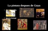 La pintura despues de Goya