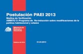 Postulación PAEI 2013 Medios de Verificación