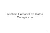 Análisis Factorial de Datos Categóricos