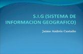 S.I.G (SISTEMA DE INFORMACION GEOGRAFICO)
