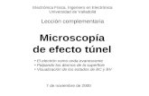 Microscopía de efecto túnel