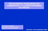 TRASTORNOS PSIQUIÁTRICOS CONCEPTOS Y CLASIFICACIONES ACTUALES