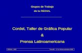 Grupos de Trabajo de la REDIAL Cordel, Taller de Gráfica Popular & Prensa Latinoamericana