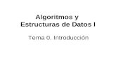 Algoritmos y  Estructuras de Datos I