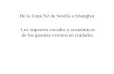 De la Expo’92 de Sevilla a Shanghai