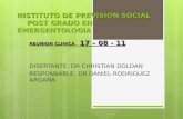 INSTITUTO DE PREVISION SOCIAL     POST GRADO EN EMERGENTOLOGIA