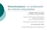 NewsAnalyzer : un analitzador de notícies etiquetades