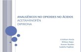 ANALG‰SICOS NO OPIOIDES NO  CIDOS Acetaminof©n Dipirona
