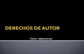 DERECHOS DE AUTOR