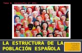 LA ESTRUCTURA DE LA POBLACIÓN ESPAÑOLA