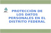 protección de los datos personales en el Distrito Federal