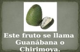 Este fruto se llama  Guanábana o Chirimoya.