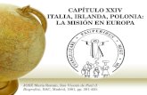 CAPÍTULO XXIV ITALIA, IRLANDA, POLONIA: LA MISIÓN EN EUROPA