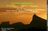 Cristo Redentor,  Río de Janeiro, Brasil
