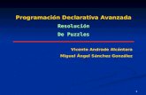 Programación Declarativa Avanzada Resolución De Puzzles
