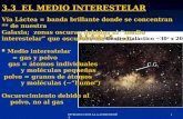 3.3  EL MEDIO INTERESTELAR