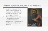 Pablo, apóstol de Jesús el Mesías