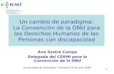 Ana Sastre Campo Delegada del CERMI para la Convención de la ONU